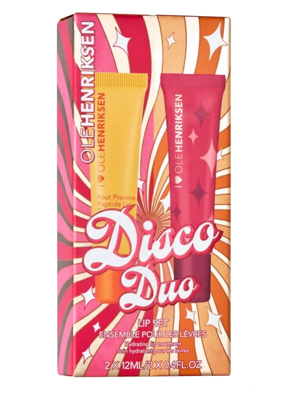 OLEHENRIKSEN Disco Duo Lip Set Citrus Sunshine Pomegranate NWT